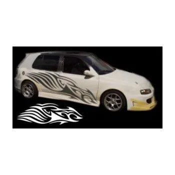 Polep vozidla SAMOLEPKA Samolepka na bok tattoo 049 (64 - škrábaný kov zlatý) NA AUTO, NÁLEPKA, FÓLIE, POLEP, TUNING, VLASTNÍ TEXT, TISK, AUTOSAMOLEPKY.cz, POLEPY, OBRÁZEK, LOGO, SAMOLEPKY