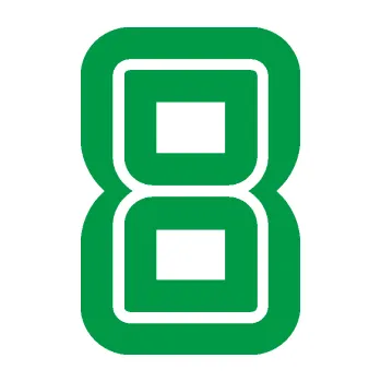 Polep vozidla Startovní číslo 8 typ 7 (12 - zelená) SAMOLEPKA NA AUTO, NÁLEPKA, FÓLIE, POLEP, TUNING, VLASTNÍ TEXT, TISK, AUTOSAMOLEPKY.cz, POLEPY, OBRÁZEK, LOGO, 3D STICKERS