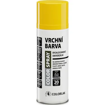 Barva ve spreji Colorlak COLORSPRAY VRCHNÍ BARVA AC610 Barva: hnědá lesk RAL 8017, Balení: 400 ml