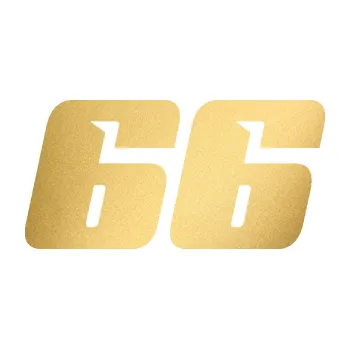Polep vozidla Startovní číslo 66 typ 6 (43 - zlatá metalíza) SAMOLEPKA NA AUTO, NÁLEPKA, FÓLIE, POLEP, TUNING, VLASTNÍ TEXT, TISK, AUTOSAMOLEPKY.cz, POLEPY, OBRÁZEK, LOGO, 3D STICKERS