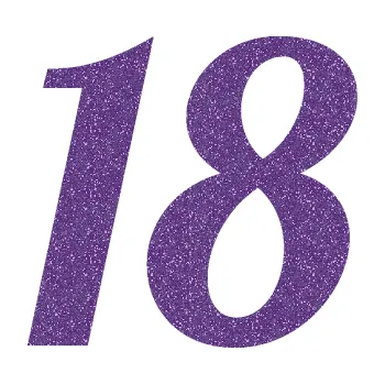 Polep vozidla SAMOLEPKA Startovní číslo 18 typ 3 (87 - Ultra Metalic fialová) NA AUTO, NÁLEPKA, FÓLIE, POLEP, TUNING, VLASTNÍ TEXT, TISK, AUTOSAMOLEPKY.cz, POLEPY, OBRÁZEK, LOGO, SAMOLEPKY