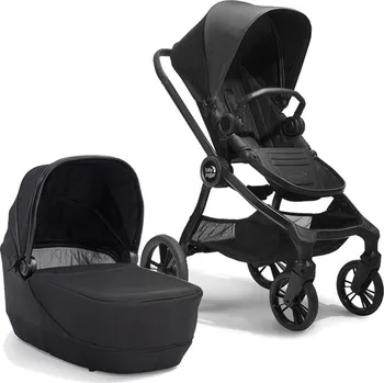 Kočárek Baby Jogger BabyJogger CITY SIGHTS 4WM AKČNÍ set 2v1 (kočárek+korba) vč. madla RICH BLACK