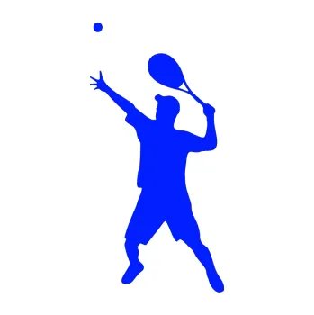 Polep vozidla Tenista 001 levá (19 - modrá dynamic) SAMOLEPKA NA AUTO, NÁLEPKA, FÓLIE, POLEP, TUNING, VLASTNÍ TEXT, TISK, AUTOSAMOLEPKY.cz, POLEPY, OBRÁZEK, LOGO, 3D STICKERS