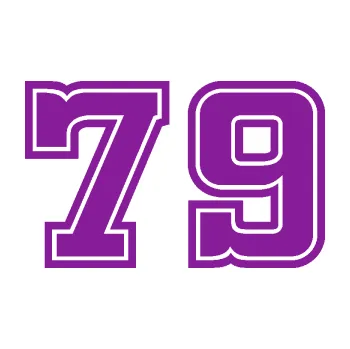 Polep vozidla Startovní číslo 79 typ 5 (14 - fialová) SAMOLEPKA NA AUTO, NÁLEPKA, FÓLIE, POLEP, TUNING, VLASTNÍ TEXT, TISK, AUTOSAMOLEPKY.cz, POLEPY, OBRÁZEK, LOGO, 3D STICKERS