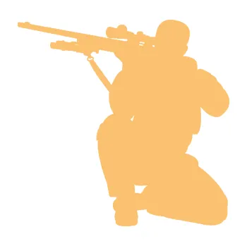 Samolepící dekorace Voják 010 levá sniper (08 - béžová) SAMOLEPKA NA AUTO, NÁLEPKA, FÓLIE, POLEP, TUNING, VLASTNÍ TEXT, TISK, AUTOSAMOLEPKY.cz, POLEPY, OBRÁZEK, LOGO, 3D STICKERS