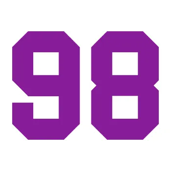 Polep vozidla SAMOLEPKA Startovní číslo 98 (14 - fialová) NA AUTO, NÁLEPKA, FÓLIE, POLEP, TUNING, VLASTNÍ TEXT, TISK, AUTOSAMOLEPKY.cz, POLEPY, OBRÁZEK, LOGO, SAMOLEPKY