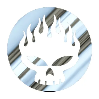 Samolepící dekorace The Off Spring 003 (80 - chrom fólie stříbrná zrcadlová) SAMOLEPKA NA AUTO, NÁLEPKA, FÓLIE, POLEP, TUNING, VLASTNÍ TEXT, TISK, AUTOSAMOLEPKY.cz, POLEPY, OBRÁZEK, LOGO, 3D STICKERS