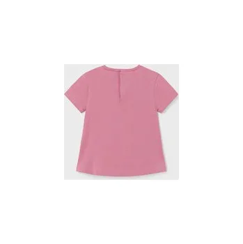 Oblečení a móda Mayoral T-Shirt 1014 Růžová Regular Fit 6M