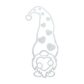 Samolepící dekorace SAMOLEPKA Trpaslík 002 pravá čepice se srdíčky (51 - 3D karbon bílý) NA AUTO, NÁLEPKA, FÓLIE, POLEP, TUNING, VLASTNÍ TEXT, TISK, AUTOSAMOLEPKY.cz, POLEPY, OBRÁZEK, LOGO, SAMOLEPKY