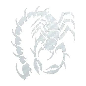 Polep vozidla SAMOLEPKA Štír 006 levá (51 - 3D karbon bílý) NA AUTO, NÁLEPKA, FÓLIE, POLEP, TUNING, VLASTNÍ TEXT, TISK, AUTOSAMOLEPKY.cz, POLEPY, OBRÁZEK, LOGO, SAMOLEPKY