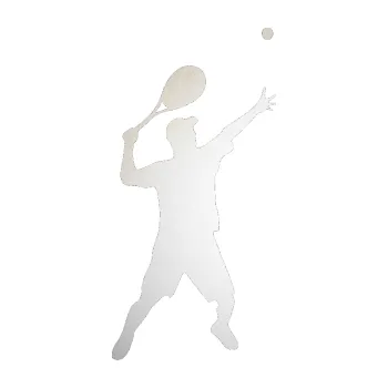 Polep vozidla SAMOLEPKA Tenista 001 pravá (82 - odrazková reflexní bílá) NA AUTO, NÁLEPKA, FÓLIE, POLEP, TUNING, VLASTNÍ TEXT, TISK, AUTOSAMOLEPKY.cz, POLEPY, OBRÁZEK, LOGO, SAMOLEPKY