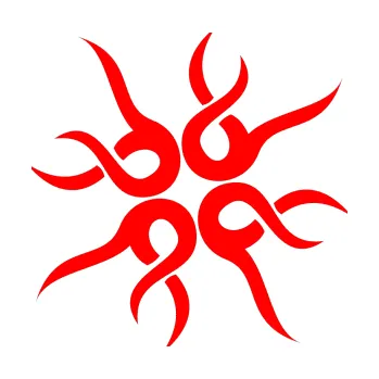 Polep vozidla Tetování 156 (74 - Fluorescentní červená) SAMOLEPKA NA AUTO, NÁLEPKA, FÓLIE, POLEP, TUNING, VLASTNÍ TEXT, TISK, AUTOSAMOLEPKY.cz, POLEPY, OBRÁZEK, LOGO, 3D STICKERS