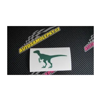 Samolepící dekorace SAMOLEPKA Velociraptor 001 levá (17 - šedá) NA AUTO, NÁLEPKA, FÓLIE, POLEP, TUNING, VLASTNÍ TEXT, TISK, AUTOSAMOLEPKY.cz, POLEPY, OBRÁZEK, LOGO, SAMOLEPKY