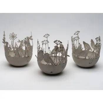 Velikonoční dekorace Miska se zvířátky, Varianta Zajíčci