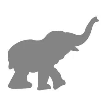 Samolepící dekorace SAMOLEPKA Slon 022 pravá (17 - šedá) NA AUTO, NÁLEPKA, FÓLIE, POLEP, TUNING, VLASTNÍ TEXT, TISK, AUTOSAMOLEPKY.cz, POLEPY, OBRÁZEK, LOGO, SAMOLEPKY