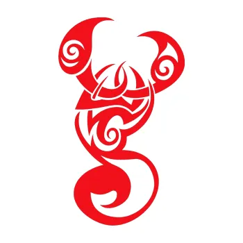 Polep vozidla SAMOLEPKA Štír 009 levá (10 - červená) NA AUTO, NÁLEPKA, FÓLIE, POLEP, TUNING, VLASTNÍ TEXT, TISK, AUTOSAMOLEPKY.cz, POLEPY, OBRÁZEK, LOGO, SAMOLEPKY