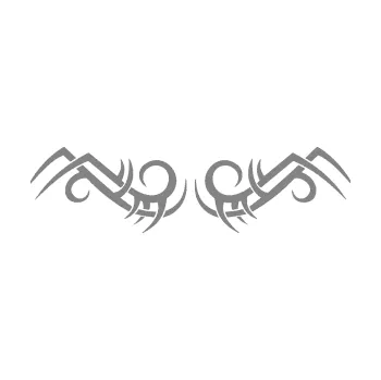 Polep vozidla Tetování 005 (17 - šedá) SAMOLEPKA NA AUTO, NÁLEPKA, FÓLIE, POLEP, TUNING, VLASTNÍ TEXT, TISK, AUTOSAMOLEPKY.cz, POLEPY, OBRÁZEK, LOGO, 3D STICKERS