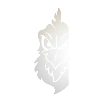 Samolepící dekorace SAMOLEPKA Slepička 003 levá (82 - odrazková reflexní bílá) NA AUTO, NÁLEPKA, FÓLIE, POLEP, TUNING, VLASTNÍ TEXT, TISK, AUTOSAMOLEPKY.cz, POLEPY, OBRÁZEK, LOGO, SAMOLEPKY