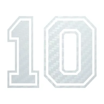 Polep vozidla SAMOLEPKA Startovní číslo 10 typ 4 (51 - 3D karbon bílý) NA AUTO, NÁLEPKA, FÓLIE, POLEP, TUNING, VLASTNÍ TEXT, TISK, AUTOSAMOLEPKY.cz, POLEPY, OBRÁZEK, LOGO, SAMOLEPKY