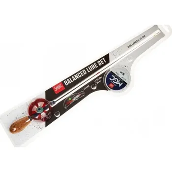 Rybářský prut Lucky John Ice Fishing Rods Balanced Lure Set 41 cm