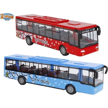 autíčko Autobus 15 cm kov na zpětný chod