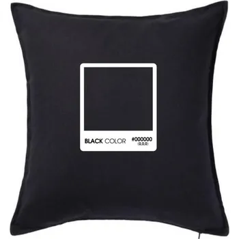 Polštář RGB black - Polštář 50x50 - 50x50 - Pouze potah ( Černá )