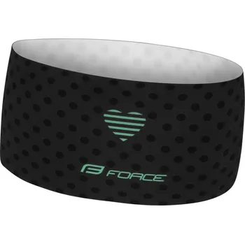 Nákrčník čelenka FORCE POINTS sport nezúžená,črn-tyrkys UNI + Výměna dárku do konce ledna 2026