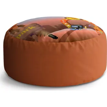 Sedací pytel Kulatý taburet Circle Dětský motiv 4: 38x48 cm - Sablio