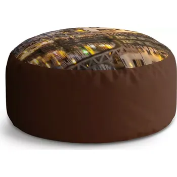 Sedací pytel Kulatý taburet Circle Město: 38x48 cm - Sablio