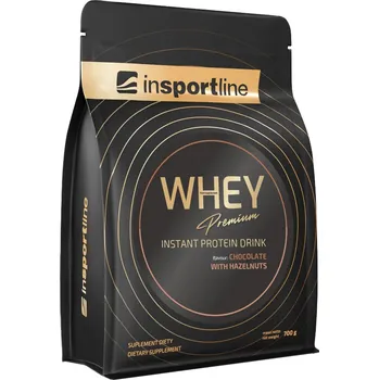 Protein inSPORTline Protein WHEY Premium 700g čokoláda s lískovými oříšky