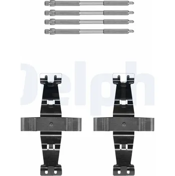 Přislušenství brzdového systému Sada příslušenství, obložení kotoučové brzdy DELPHI LX0693