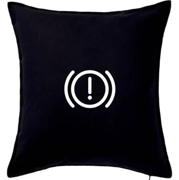 Polštář Brzda ikona - Polštář 50x50 - 50x50 - Pouze potah ( Černá )