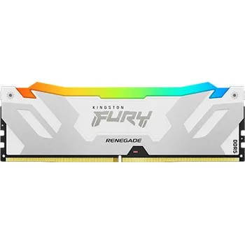 Operační paměť Kingston FURY Renegade/DDR5/16GB/7200MHz/CL38/1x16GB/RGB/White KF572C38RWA-16
