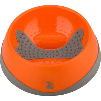 Miska pro psa LickiMat Zpomalovací Miska OH Bowl Oranžová S