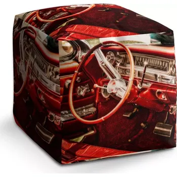 Taburet Taburet Kostka Interiér automobilu: 40x40x40 cm - Sablio