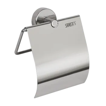 SANELA držák na toaletní papír nerez, povrch lesklý
