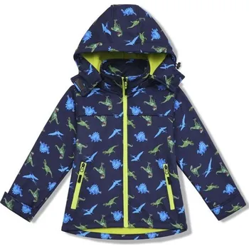 Chlapecká bunda Chlapecká softshellová bunda zateplená Kugo HB8628, tmavě modrá