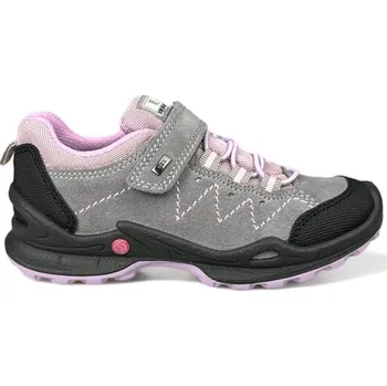 Dívčí baleríny Dětská obuv s membránou IMAC šedo/fialové - 26