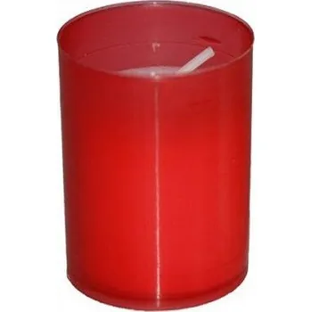 Svíčka Svíčka parafín 50g červená 4kusy