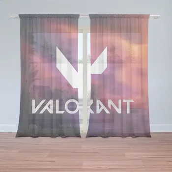 Záclona Záclony VALORANT Glow: 2 ks - 150x250 cm - Sablio