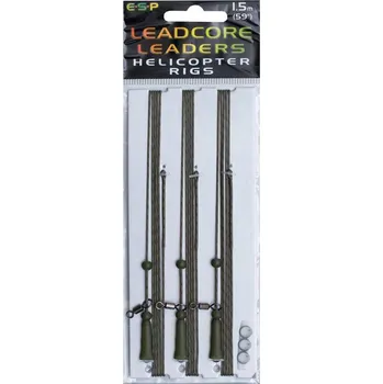 ESP návazce Leadcore Helicopter Rigs Weddy Green 1,5m