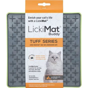 lízací podložka LickiMat Lízací Podložka Buddy Tuff pro Kočky Zelená