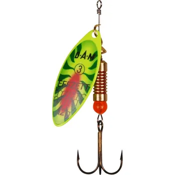 Umělá nástraha DAM třpytka Effzett Predator Fire Shark Spinner 3g