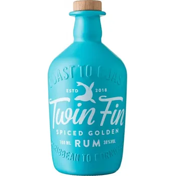 Rum Twin Fin Spiced Golden Rum 38% 0,7 l (holá láhev)