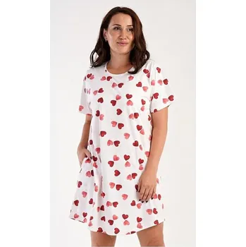 Dámská noční košile Dámská noční košile Vienetta Secret Valentýna XXL