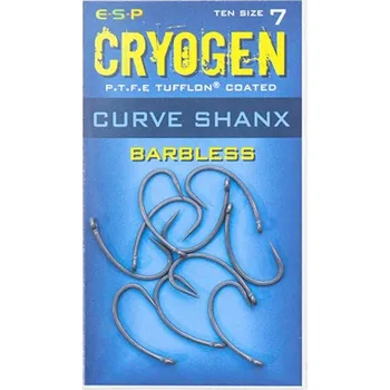 Rybářský háček ESP háčky bez protihrotu Cryogen Curve Shanx vel. 4 10ks