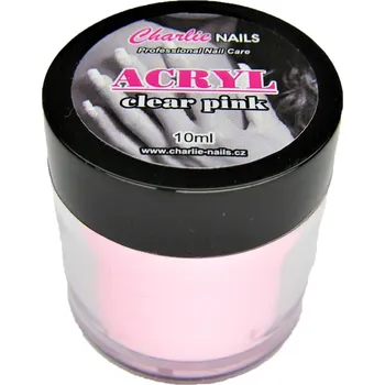 Akryl na nehty Charlie 10g - PRŮHLEDNÝ RŮŽOVÝ