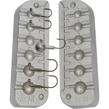 FORMA NA JIGOVÉ HLAVY (cín) 2,3,4,5,6,8g