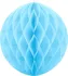 Party dekorace PartyDeco Honeycomb papírová koule 20 cm nebesky modrá