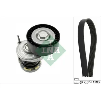 Sada žebrovaných klínových řemenů Schaeffler INA 529 0466 10